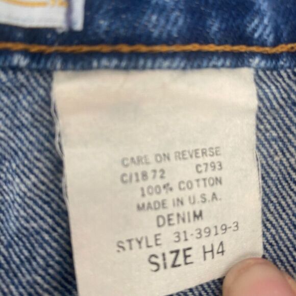 Vtg Hunters Run Women's Size H 4 High Rise  Straight Leg Jeans 31-39193 USA - Picture 7 of 15